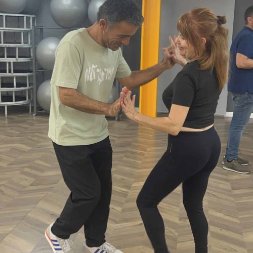 Clase de baile en el gimnasio BodyPlay de Arucas.